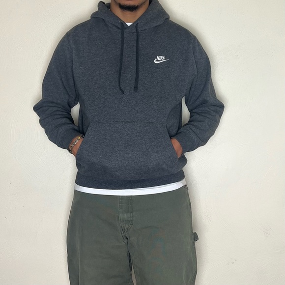 Dark Grey Nike Essential Hoodie - Picture 2 of 7